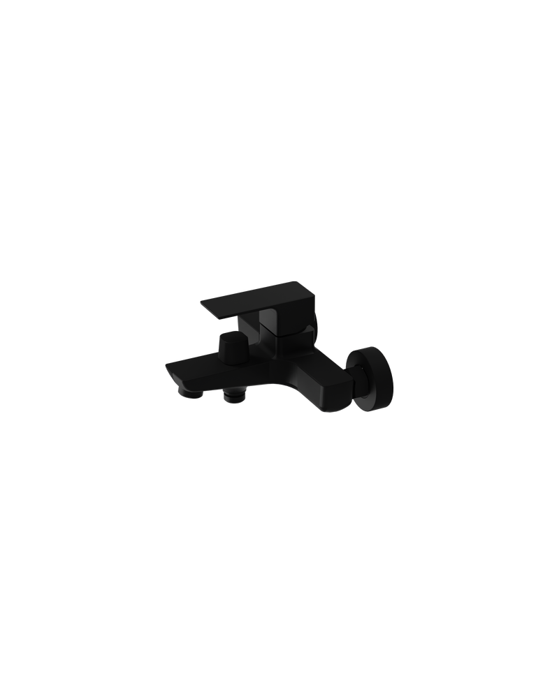 Badkars- och Duschblandare Aquila Matt Black