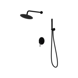 Duschset med regndusch Orion Matt Black
