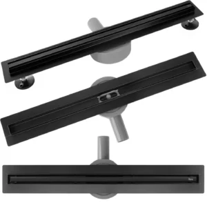 Golvbrunn Linjeavlopp NEOX SLIM PRO Black 100